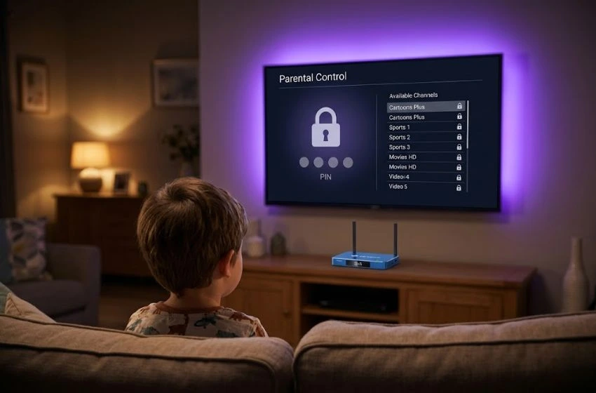 feabox f1 max parental control feature