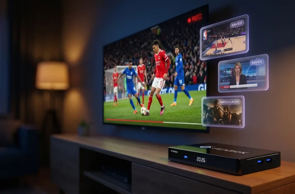 feabox f1 pro built in recording