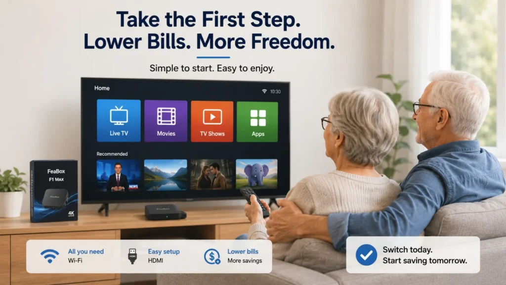 Take the first step to lower bills with an easy-to-setup home streaming hub
