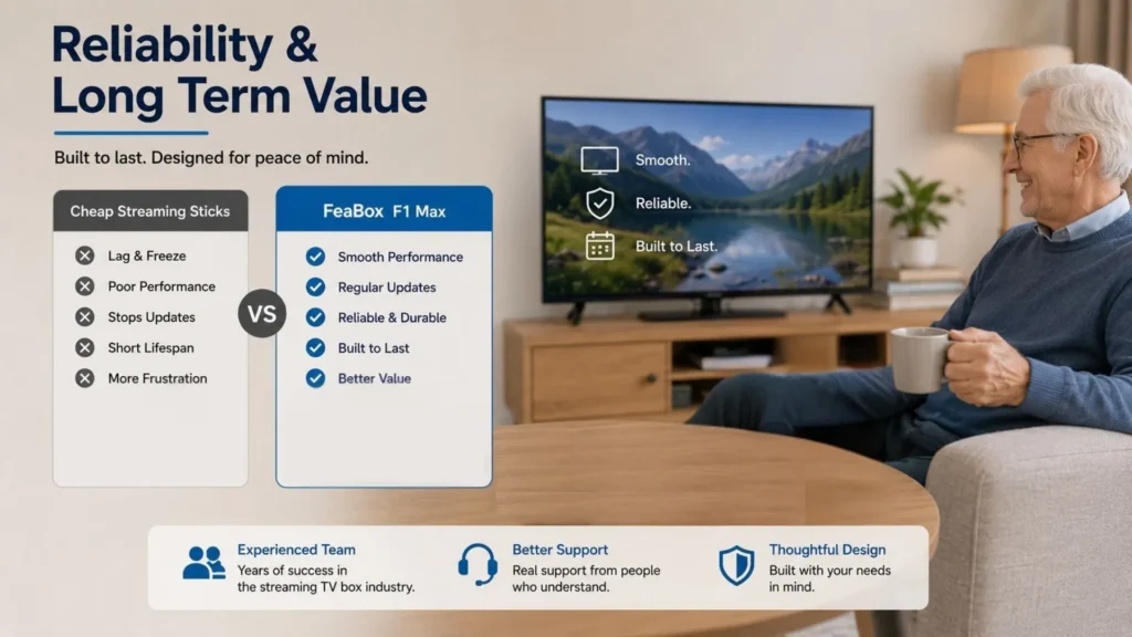 High-performance hardware built for smooth decoding and reliability without buffering