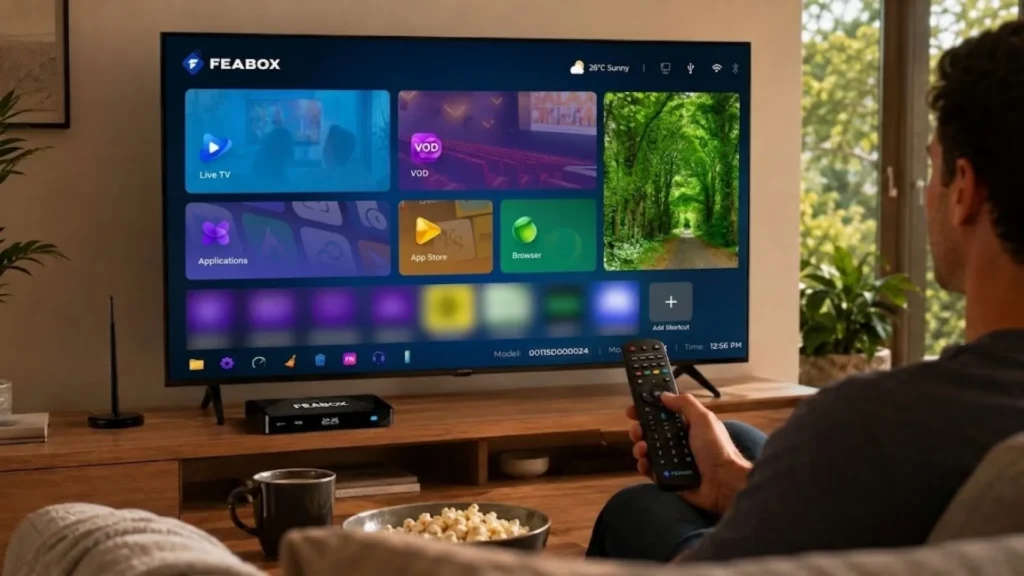 Private Cable Box Free TV home experience