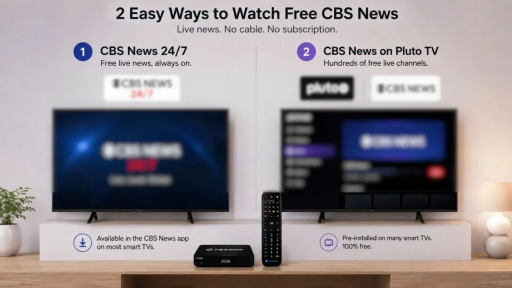 Discover app-based methods on how to watch CBS for free on smart TV seamlessly.