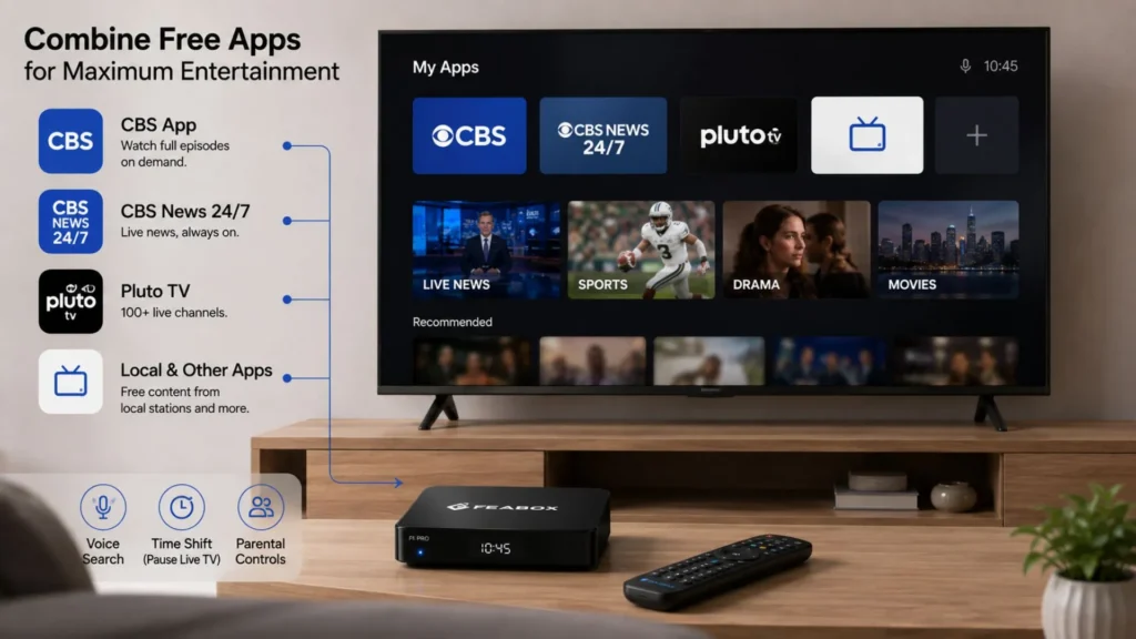 Combine various applications to maximize your home entertainment experience efficiently.